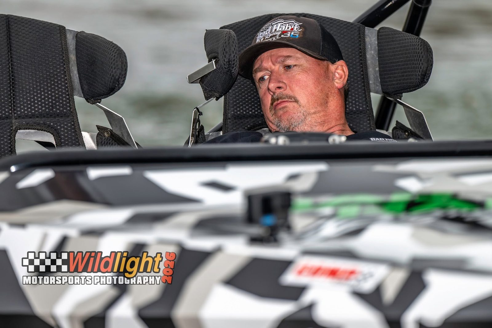 Scott Rapp in the cockpit of #36 at Port Angeles