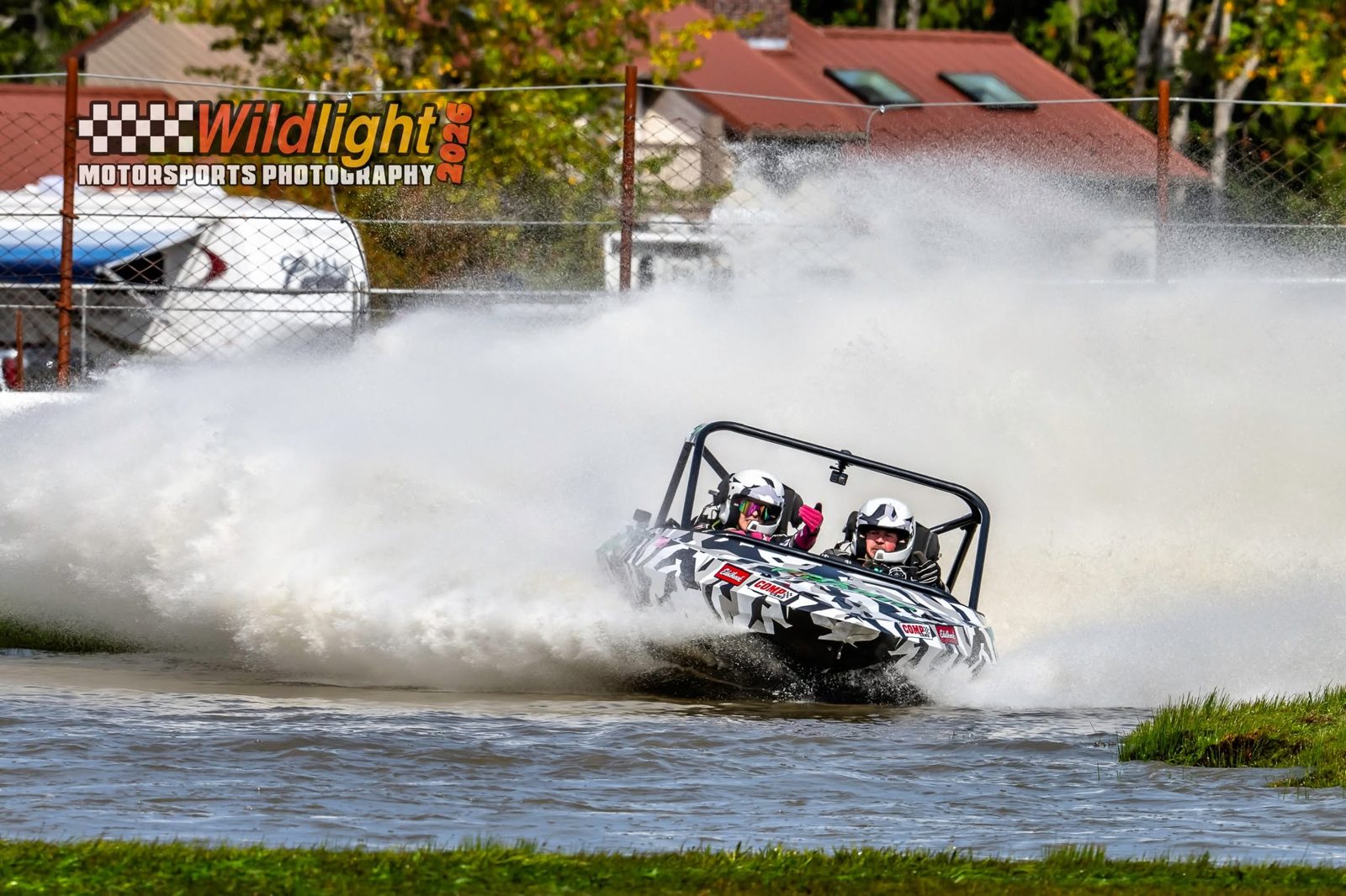 #36 throwing a wall of spray at Port Angeles in September 2026